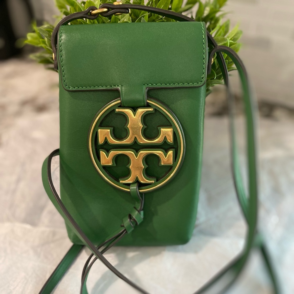 EUC🖤 TORY BURCH green crossbody